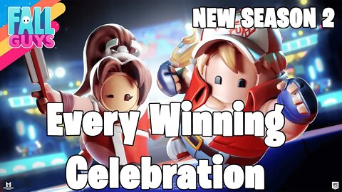 Fall Guys Season 2 Winning Celebrations And How To Get Them #fallguys