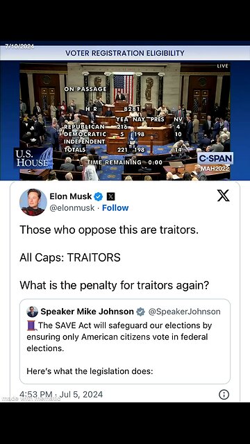 198 Demon-crat Traitors!!!