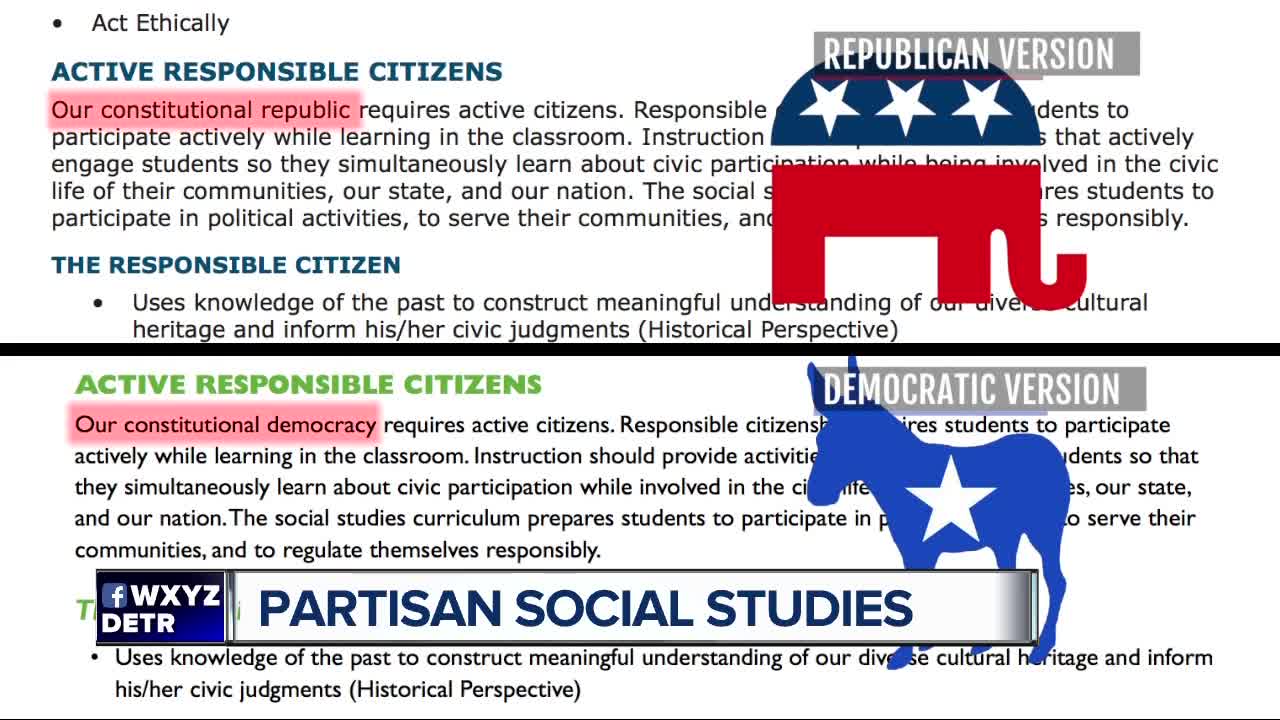 Battle underway to keep partisanship out of Michigan social studies standards