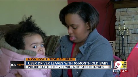 Uber takes off with 10-month-old girl in backseat
