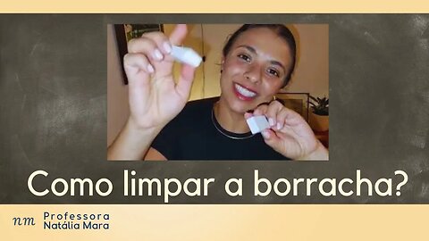 Como limpar a borracha escolar? | Como tirar mancha da borracha escolar?