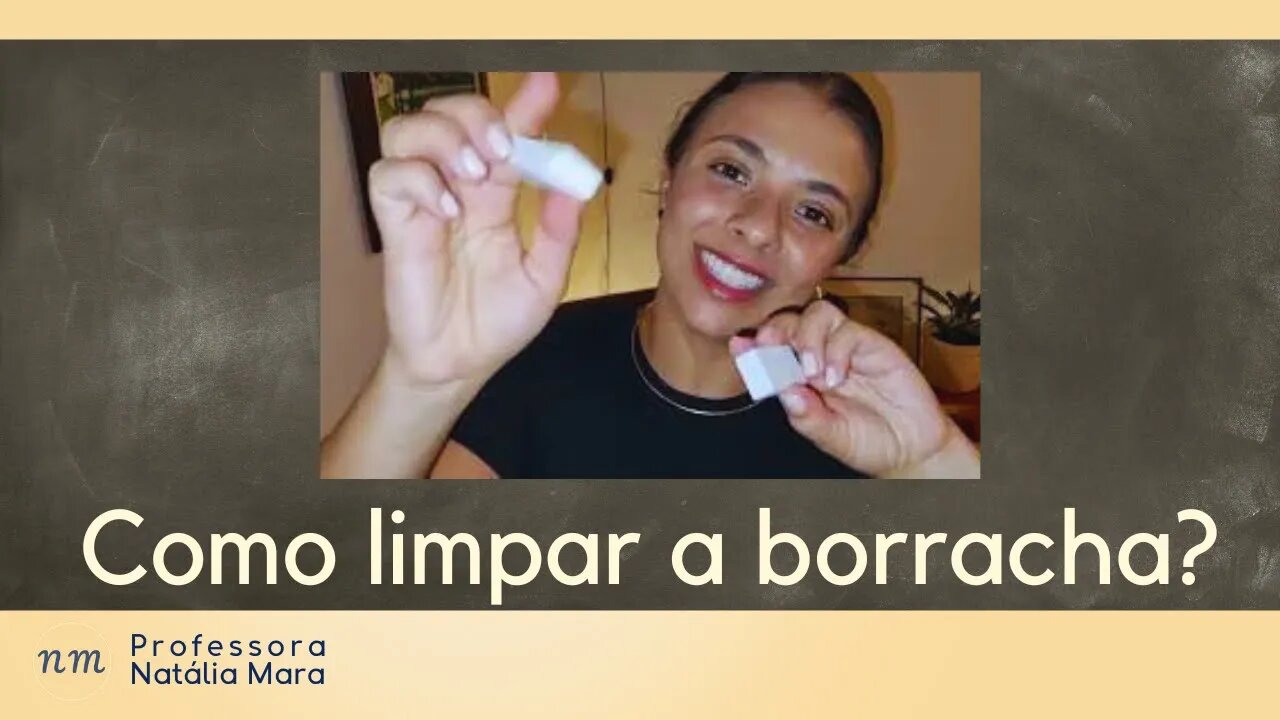 Como limpar a borracha escolar? | Como tirar mancha da borracha escolar?