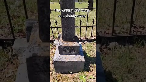 I love the old fences at some sites #old #fence #cemetery #graveyard #headstone #explore