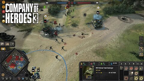 COMPANY OF HEROES 3 - Co Op vs AI - Practice Match - US Special Forces - 5