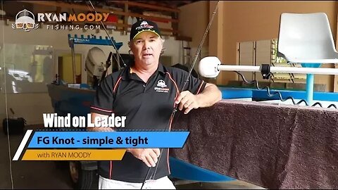 Easily tie a tight FG Knot that won't come undone