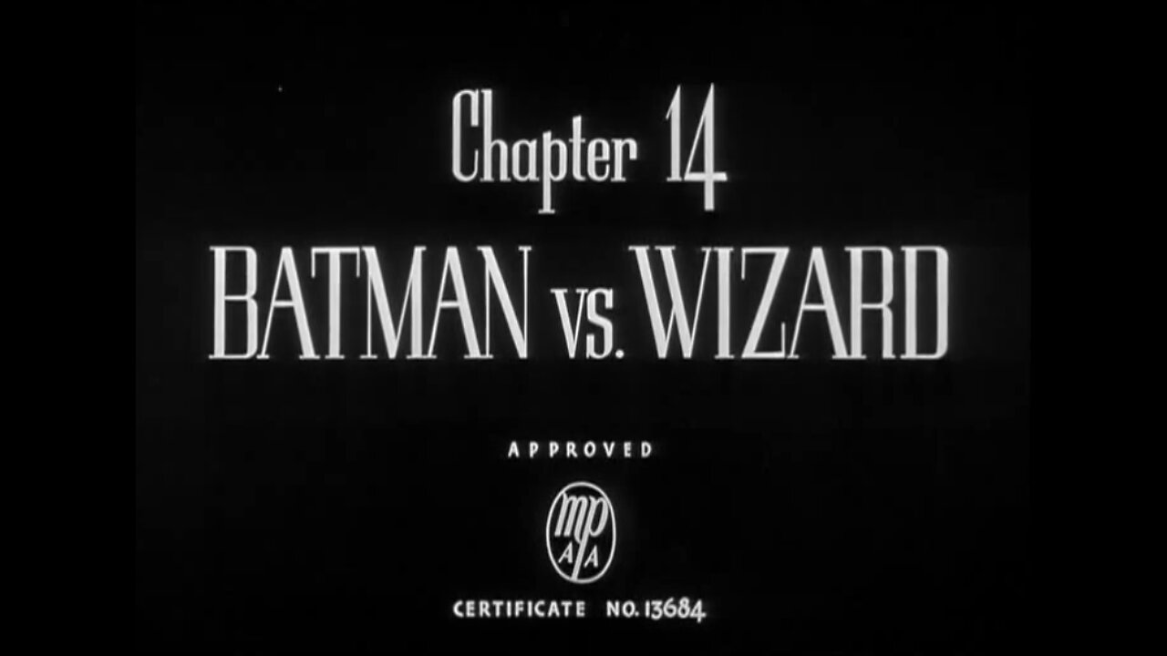 Batman And Robin Ep.14 Batman Vs. Wizard (1949)