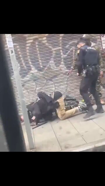Spanish police restore order and discipline in Madrid.