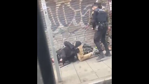 Spanish police restore order and discipline in Madrid.