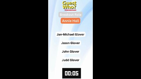 Guest This Actor #184 Like A Quick Quiz? | Annie Hall