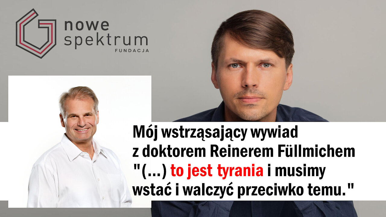 Pilne! Mocny wywiad z doktorem Reinerem Füllmichem.