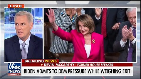 Kevin McCarthy: Pelosi, Obama Pushed Biden Out