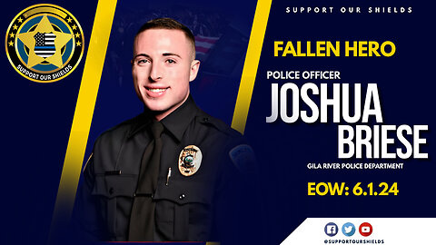 Plaque Presentation in Honor of OfficerJoshua Briese