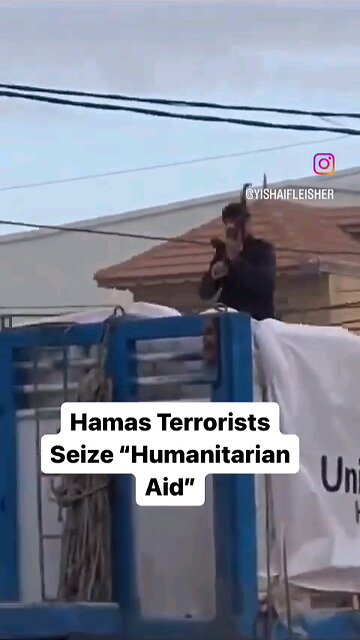 Who really gets the Humanitarian Aid going into Gaza? Not the Innocent Civilians...