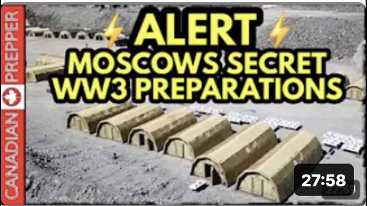 ⚡ALERT: RUSSIA PREPS HOSPITALS IN MOSCOW FOR WW3, LITHUANIA MASS EVAC DRILL, CANADA FIRES, IRAN WAR