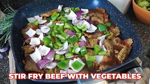 Best Stir Fried Meat With Vegetables || Quick and Easy Recipe