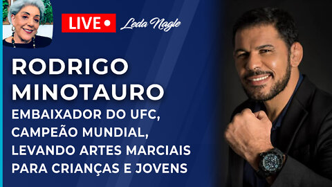 Rodrigo minotauro: embaixador do ufc, campeão mundial, levando artes marciais para crianças e jovens