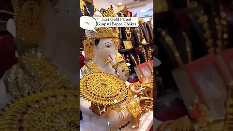 24 carat Gold Ganpati bappa Chakkra #ganpati #ganesha #shorts #youtube