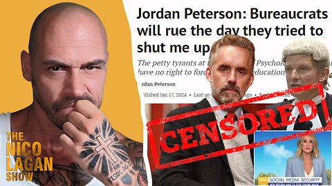 Jordan Peterson Update - UK Sentence First Online Bully & Australia Social Score