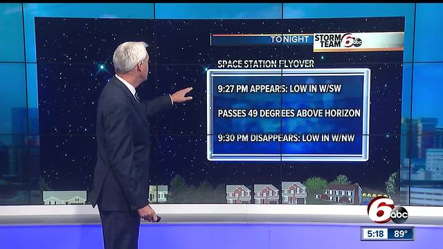 International Space Station will be visible