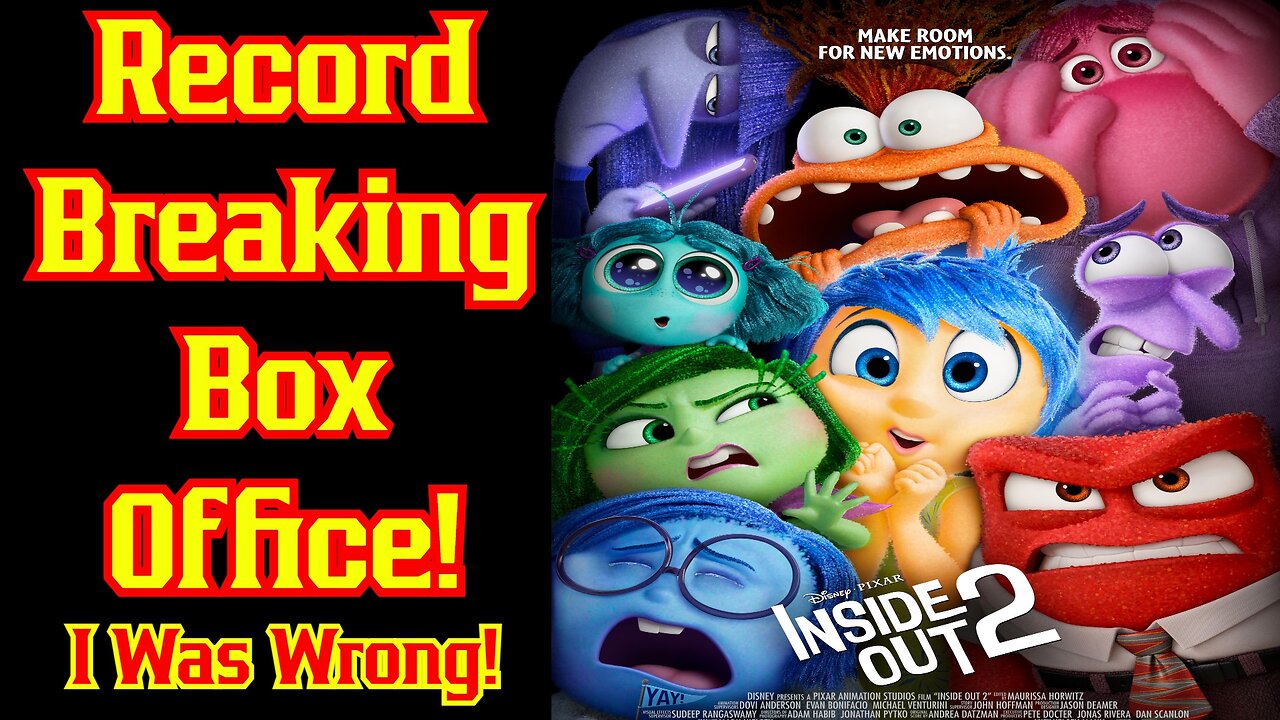 Disney Pixar's Inside Out 2 SMASHES Records With Second Weekend Box Office Numbers