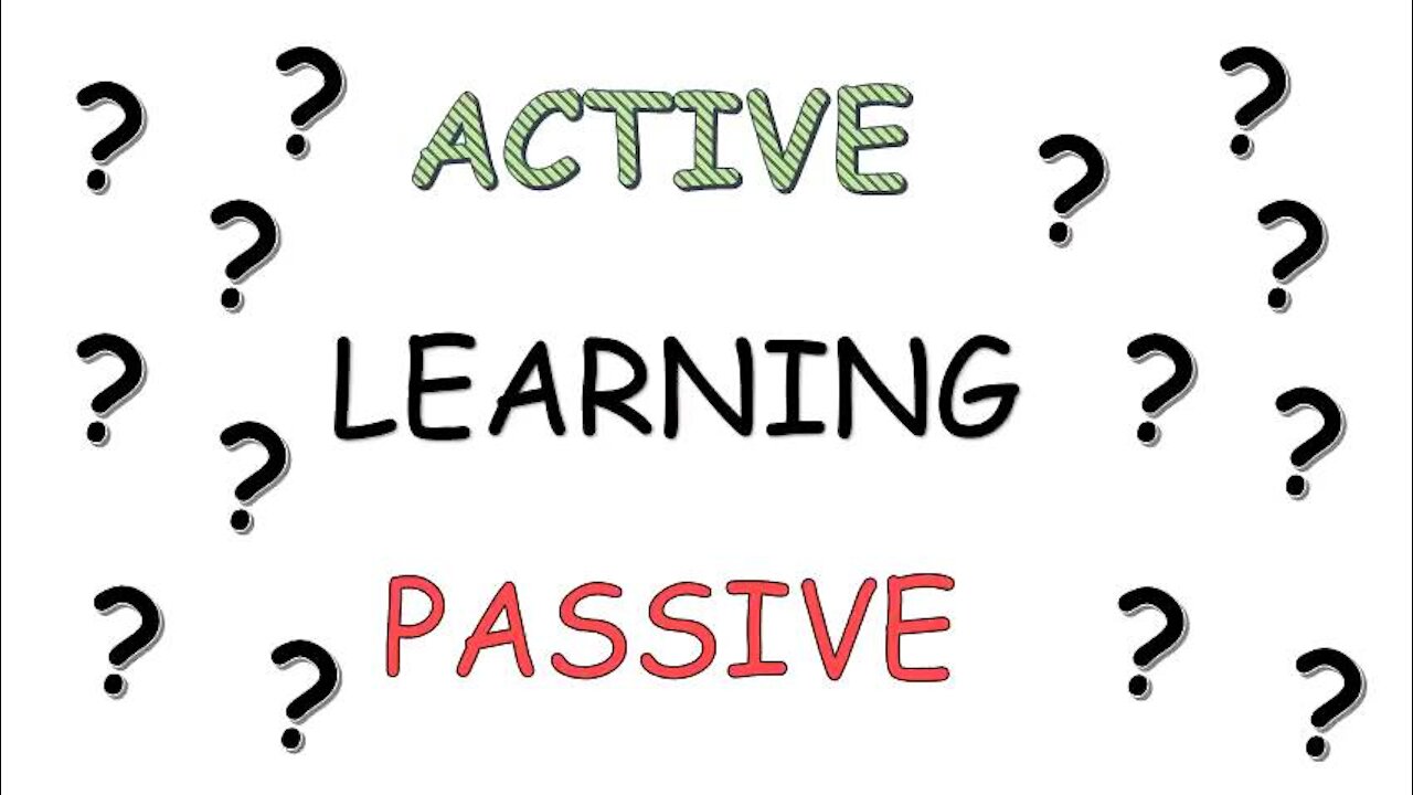 Active Learning and Passive Learning