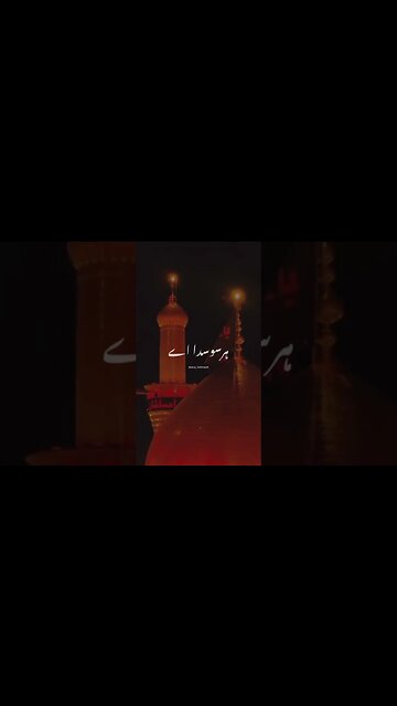 Har Su sada e haideri ya ali ali ali #beautiful #love #sad #islamicstatus