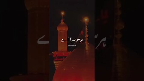 Har Su sada e haideri ya ali ali ali #beautiful #love #sad #islamicstatus