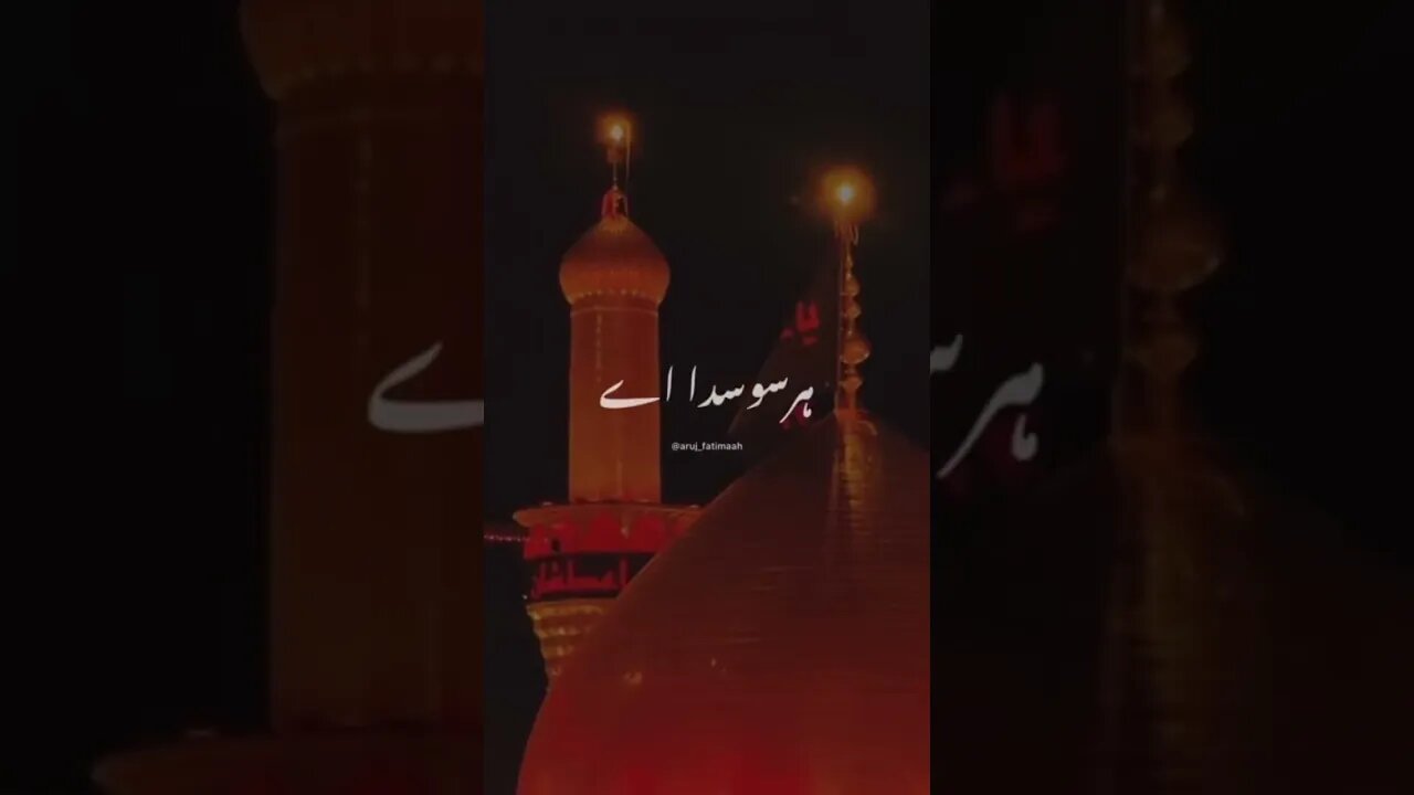 Har Su sada e haideri ya ali ali ali #beautiful #love #sad #islamicstatus