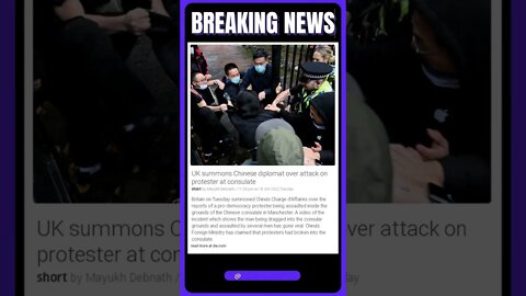Latest Headlines | Chinese diplomat gets a taste of UK justice! | #shorts #news