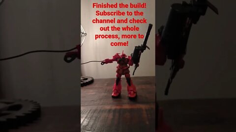 Completed HG Gouf Crimson Custom