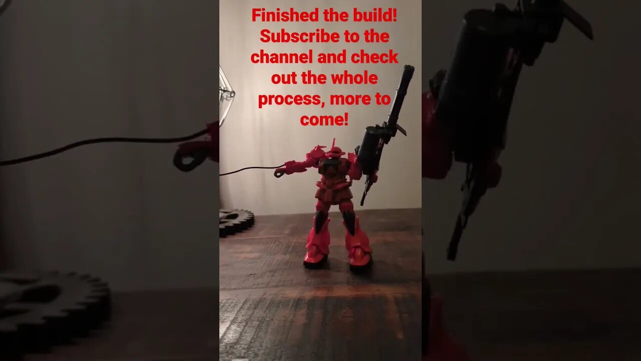 Completed HG Gouf Crimson Custom