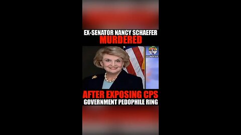 Ex-Senator Nancy Schaefer Murdered after exposing CPS government Pedophile ring.