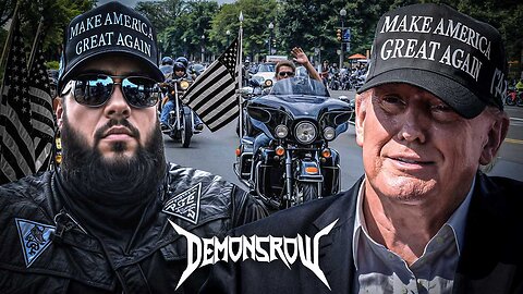 Shocking! Hundreds of Bikers Attend Trump Rally!!