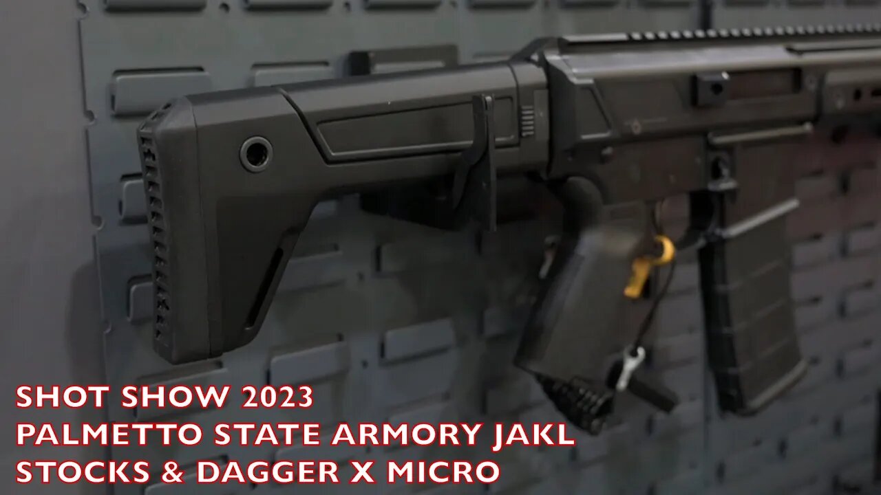 Palmetto State Armory JAKL Stocks & Dagger Micro X - SHOT Show 2023