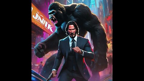 John Wick vs King Kong #johnwick #kingkong #wonderapp