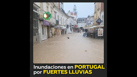 Inundaciones impactan gravemente en Algarve, Portugal