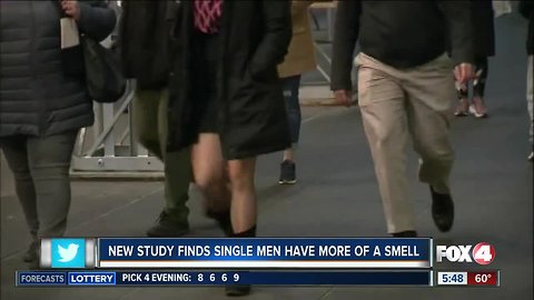 Study: single men have more of a smell
