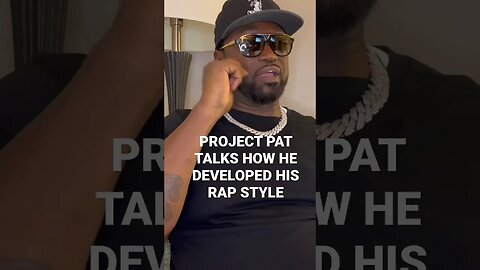 Project Pat Talks How He Developed His Rap Style #projectpat #three6mafia #chadarmestv #shorts
