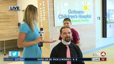 Participants go bald for kids with cancer