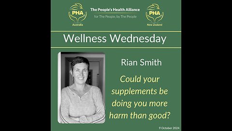 Wellness Wednesday with Rian Smith - Could your supplements be doing you more harm than good?