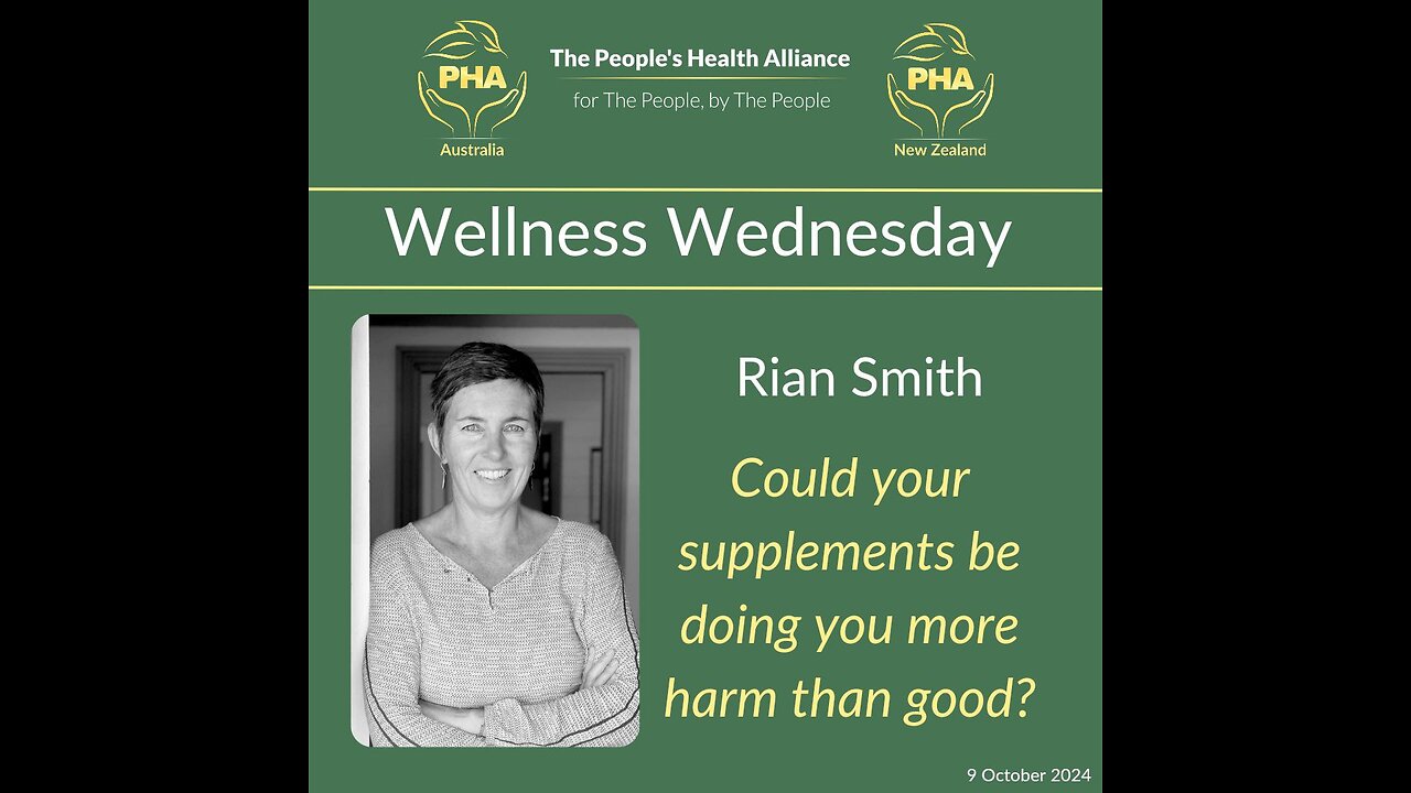 Wellness Wednesday with Rian Smith - Could your supplements be doing you more harm than good?