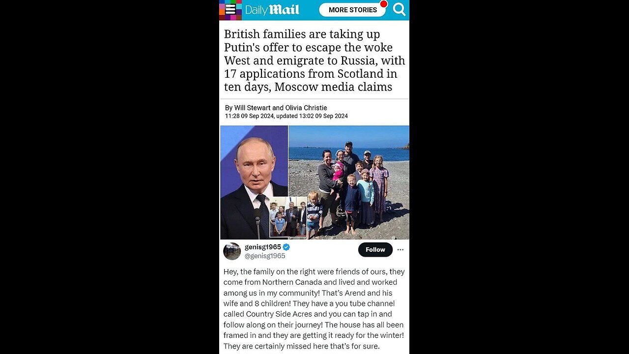 Canadians moved to Russia