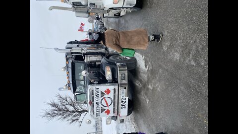 Freedom Convoy in Vaughan Mills