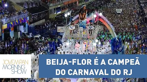 Com desfile em tom de crítica social, Beija-Flor é a grande campeã do Carnaval do Rio de Janeiro