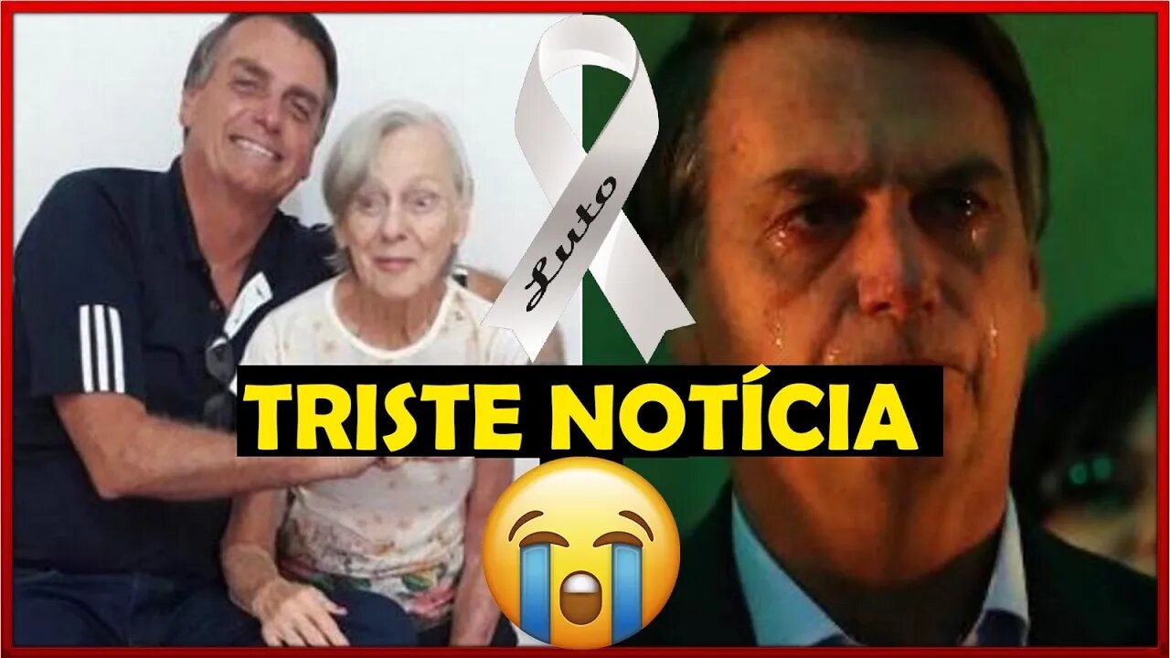 MÃE DO PRESIDENTE MORRE OLINDA BONTURI MOTIVO CHOCA A TODOS JAIR BOLSONARO VELÓRIO E ENTERRO.