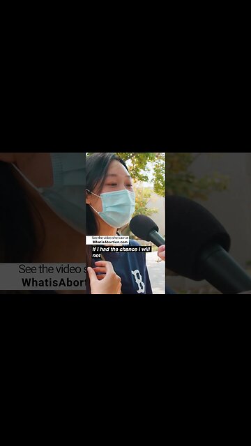 "I think abortion is not a good thing. It's the best choice not to abort."