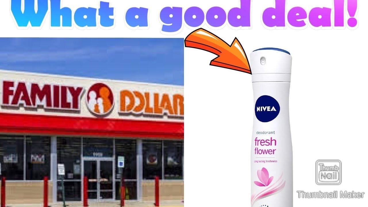 Reviewing deodorant from the Family Dollar Store