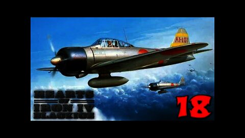 Hearts of Iron IV - Black ICE Japan Again 18 Building up our air power. A6M Zero