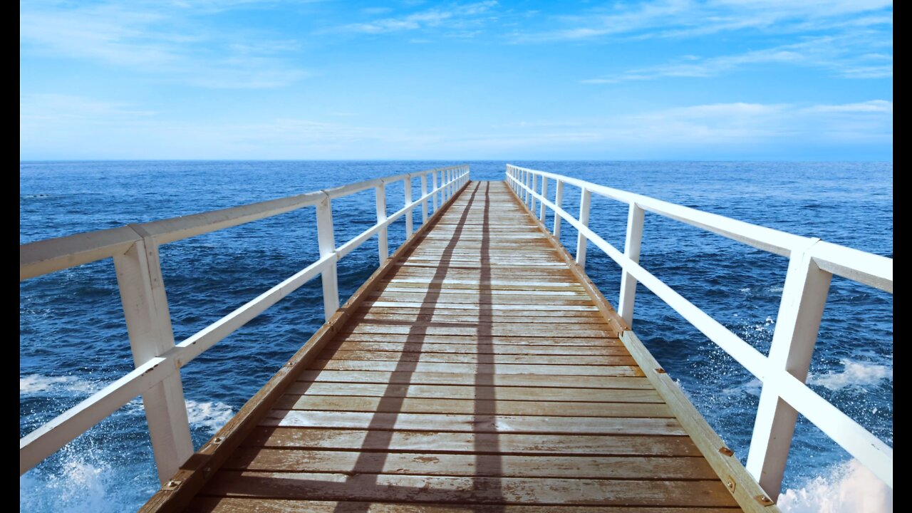 ROADWAY TO SOMEWHERE | Gentle Relaxing Ocean Breeze and Spray!