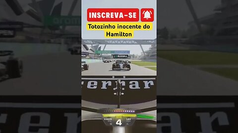 TOTOZINHO INOCENTE DO HAMILTON! #f123game #automobilismovirtual #shorts